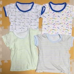 ゆき様専用【男の子90cm】肌着4枚セットD:中古のサムネイル