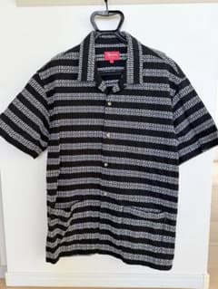 Supreme 総柄 半袖シャツ ブラック Lのサムネイル