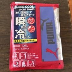 【新品】PUMA SUPER COOL TOWEL 冷却タオル 　抗菌防臭のサムネイル