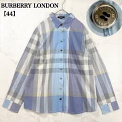 美品】バーバリーロンドン 大きいサイズ 長袖シャツ ギガチェック