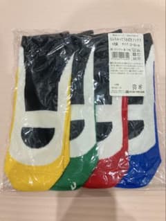 なんちゃってうわばきソックス上履き靴下4足　21cm〜25cmのサムネイル