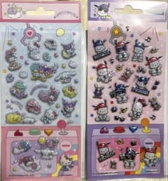 サンリオ♡ポチャッコ ホログラムぷっくりシール2枚セットのサムネイル