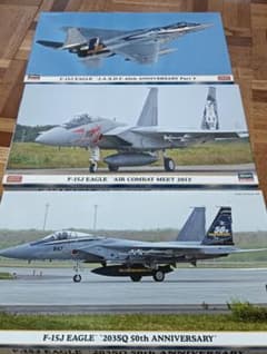 最終値下げ　ハセガワ　F-15J EAGLE 1/72他3機セットのサムネイル