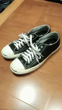 CONVERSE コンバース ジャックパーセル レザー ブラック 27.5cmのサムネイル