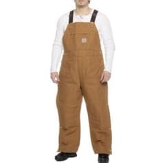 新品・未使用品】Carhartt ダックオーバーオール ブラウン 32x32