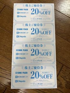 チヨダ　株主優待券　2026年5月31日までのサムネイル