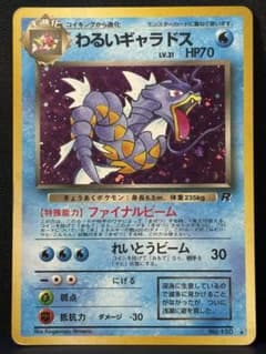 旧裏】ポケモンカード わるいギャラドス ☆ 第4弾拡張パック ロケット