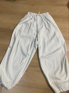 poly LOOSE WORK PANTS【denim