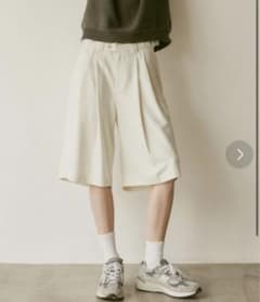 すー様専用 soerte  2tuck wide Half pantsのサムネイル