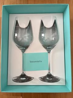 【美品・フルセット】 Tiffany & Co. ワイングラス 2客セットのサムネイル