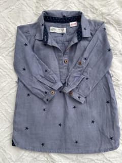 ZARA BabyGirl 星柄 長袖シャツ 86cmのサムネイル