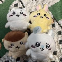 치이카와 앉아 봉제 인형 쿠리 만주 토끼 모몬가 캡슐 장난감 가챠