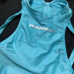 美品 PHARFAITE  パルフェット ハイネックバインダー スカイブルーのサムネイル