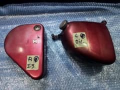 メグロ Z7 スタミナ 外し 左右 オイルタンク エアクリボックス - メルカリ