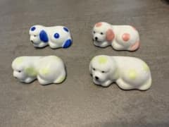 犬の形の箸置き 4個セットのサムネイル