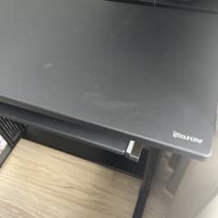 値下げ】Bauhütte パソコンデスク 黒 引き出し付き - メルカリ