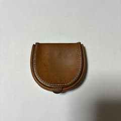 馬蹄コインケース　レザー小銭入れ　無印良品のサムネイル