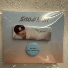 【新品未使用】SnowMan 渡辺翔太　缶バッチセットのサムネイル