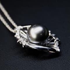 TASAKI 田崎真珠 K18WG 黒蝶真珠 13mm ダイヤネックレス 10g TASAKI 田崎真珠 K18WG 黒蝶真珠 13mm ダイヤネックレス 10g - メルカリ