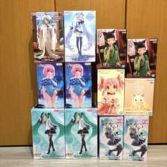 初音ミク&まどマギ&薬屋等美少女アニメプライズフィギュア19体 美少女 フィギュア まとめ売り 12点 初音ミク まどマギ 薬屋の