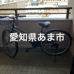 ブラックシティサイクル 27インチ 前部バスケット付き - メルカリ