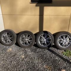 【あご様専用】スタッドレスタイヤ155/65 R14 アルミホイールセット 4本のサムネイル