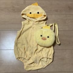 コムサイズム　ひよこロンパース　★ひよこバッグ付★のサムネイル