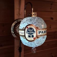 Pabst Blue Ribbon パブスト ライト 壁掛け 回転 ビンテージ - メルカリ