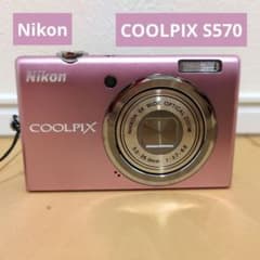 Nikon COOLPIX S570 ピンク コンパクトデジタルカメラ ジャンク - メルカリ