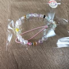 ハンドメイド ビーズストラップ フラワーのサムネイル