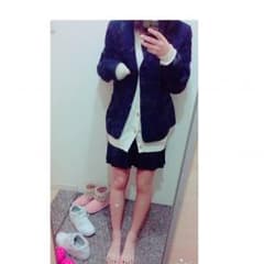 ユニクロ！カーディガン 白のサムネイル