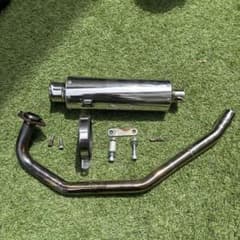 GN125H 社外マフラー ビームスマフラー？ - メルカリ