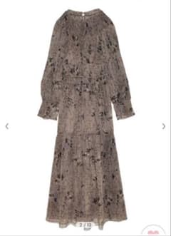 Eさま専用商品　シアープリントプリーツワンピースのサムネイル