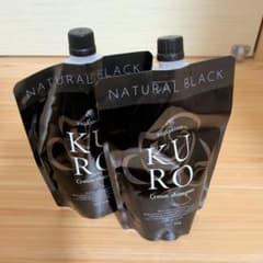 バランローズ KUROクリームシャンプー ナチュラルブラック400g 2本
