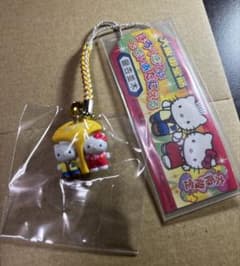 レア！大阪限定◎御堂筋いちょうキティ＆ダニエル◎根付けストラップ