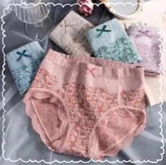 レース ショーツ レディース 可愛い 下着 通気性 快適 インナー 人気 M Lのサムネイル