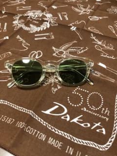 zoff クリアフレーム　グリーンレンズ　度なしのサムネイル