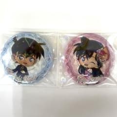 名探偵コナン Sweets Party 工藤新一 毛利蘭 缶バッジ 2枚セット