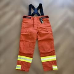 超希少デサント オレンジ防火服ズボンLLサイズ 消防服 - メルカリ