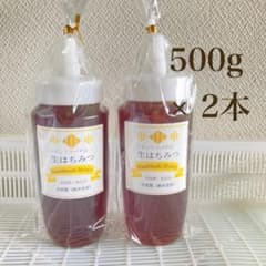 値下げ ニホンミツバチの生はちみつ（栃木県産）500ｇ入り× ２本のサムネイル