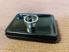 GUCCI Gロゴ カットアウト リング シルバーのサムネイル