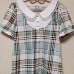 【新品タグ付き】夢展望ブラウス・ミントブルーLLのサムネイル