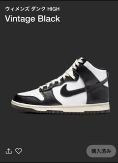 Nike WMNS Dunk High "Vintage Black"のサムネイル