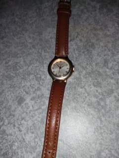 【稼動良品】SEIKO LUSENT ブラウンレザー腕時計のサムネイル