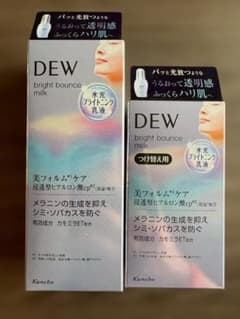 DEW ブライトバウンスミルク 本体＆レフィルセット - メルカリ
