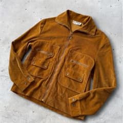 ビンテージ　ベロア　コサックジャケット　TALON ZIP 40 70s 80s ビンテージ ベロア コサックジャケット TALON ZIP 40 70s 80s - メルカリ