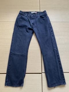 levi's 505 リーバイス　ブラックデニム　黒ジーンズ　古着のサムネイル
