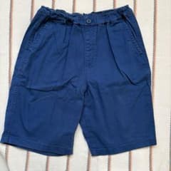 24⭐︎UNIQLO ハーフパンツ ネイビー 150cmのサムネイル