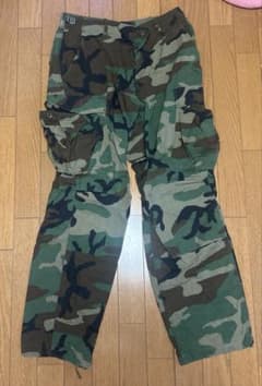 米軍　アメリカ軍　ミリタリーパンツ　カーゴパンツ　カモフラージュ柄　古着のサムネイル