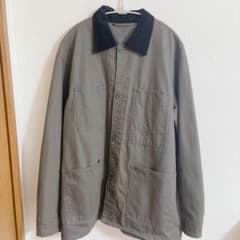 メンズ カバーオール ジャケット カーキのサムネイル